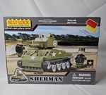 Best-lock Construction Toys Sherman Tank, 160 Pieces, Licensed By Us Army, New. Fixed Price $13.49.