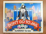 1991 Don't Go To Jail Game - Monopoly Parker Brothers 100% Complete Euc. Fixed Price $24.99.