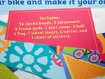 Kids Bicycle Decorations Seat Cover Streamers Beads Mirror Etc 46 Pc New Volta. Fixed Price $25.00.