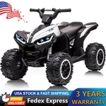 Kids Ride On Atv 12V Battery Powered Quad Car Toy Led Lights With Remote. Fixed Price $174.96.