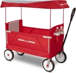 3 In 1 Ez Fold Stroller Wagon With Canopy Adjustable Handle Portable Red. Fixed Price $185.99.