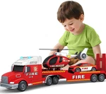 Toddler Boys Toys, 3 4 5 Large Fire Truck With Lights Sounds, Car. Fixed Price $51.99.