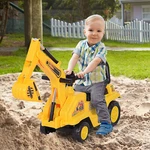 Ride Excavator Digger Scooter Pulling Cart Pretend Play Construction Truck. Fixed Price $55.99.