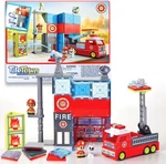 Town Fire Station Magnetic Tiles Set 66 Piece Kids Toy Action Play. Fixed Price $18.69.