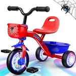 Tricycle For Toddlers 1-3 3-5 Year Olds, Spider Bike Baby Balance W. Fixed Price $88.84.