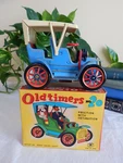 Vtg Trademark Modern Toys Old-timers No. 20 Japan 1950'S Blue Car Read W/box. Fixed Price $75.00.