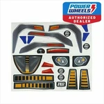 Power Wheels CHP66 Baja Extreme Label Decal Sheet Genuine Fisher Price. Fixed Price $19.94.