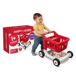 Radio Flyer Toddler Shopping Cart Walker With Wheels, Lights, And Sound For Ages. Fixed Price $114.25.