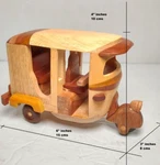 Tuk Wooden Three Wheel Toy Sri Lankan Rickshaw Hand Craft Item Travel Memory. Fixed Price $39.00.