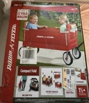 Radio Flyer 3951 In Ez Fold Wagon With Canopy- Red. Fixed Price $85.00.