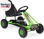 Go Kart For Kids, 4 Pedal Powered Cart With Steering Wheels & Adjustabl. Fixed Price $160.57.