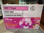 Rare Nib Disney Princess Big Wheel Pink, Purple, White. Fixed Price $99.99.