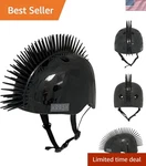 Youth Black 3D Mohawk Helmet Ventilated & Safety Approved, Ages 8-14. Fixed Price $88.99.
