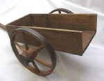 Miniature Antique Wagon, Horse Drawn Cart, Children's Toy, Wooden. Fixed Price $124.95.