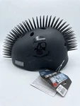 Krash Youth Kids Bike Skate Helmet One Size Black Mohawk Skull 54-58CM 8+ Nwt. Fixed Price $17.49.