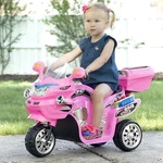 Lil' Rider Pink 3-WHEEL Kids Electric Motorcycle W/ Headlights & Reverse. Fixed Price $72.99.