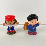 Fisher Price Little People Train Playset Figures Conductor Boy Backpack. Fixed Price $7.99.