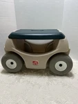 Step 2 Rolling Garden Cart Utility Wagon Built Handle & Cup Holder-clean. Fixed Price $74.99.