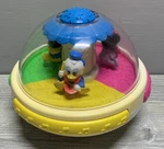 Disney Mickey Mouse Donald Minnie Musical Spin Top Toy Vintage Baby Toddler Push. Fixed Price $18.99.