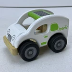 Wonderworld Wooden Toy Car Eco Mini Hybrid White Green 2010. Fixed Price $13.99.