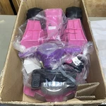 Lil' Rider On Toy Quad, Raptor, Battery Powered, 4 Wheeler, Pink - Open Box. Fixed Price $35.99.
