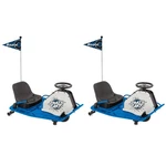 Razor High Torque Motorized Drifting Crazy Cart With Bar, Blue (2 Pack). Fixed Price $1144.99.