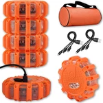 Usb Rechargeable Led Flares Emergency Lights-roadside Warning Car Safety Be. Fixed Price $58.30.