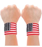 American Flag Sweatband Set Wrist Team Us Clothing. Fixed Price $18.21.