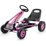Honeyjoy Go Kart 4 Wheel Pedal Powered Kids Ride Toy W/ Adjustable Seat Pink. Fixed Price $119.99.