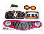 Toy Restore Replacement Sticker Fits Little Tikes Cozy Coupe Car Ii Hot Pink. Fixed Price $12.99.
