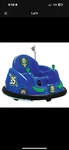 Flybar 6V Battery Powered Ride On Bumper Car W/fun Led Lights - Blue New. Fixed Price $64.00.