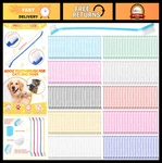 300 Pcs Dual Head Dog Toothbrush Set - Long Handle Puppy Dental Care Kit, 10 Col. Fixed Price $87.99.