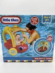 New Little Tikes Baby Boat & Canopy W/horn 18M-4YRS Water Pool Float- Red Car. Fixed Price $18.00.