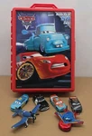 Disney Pixar Cars Toon Red Plastic Carrying Case Holds Up 50 W/ 6 Extra. Fixed Price $38.87.