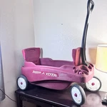 Radio Flyer Pathfinder Red Plastic Two Seater Wagon W/fold Down Seats Vtg Usa. Fixed Price $199.99.