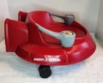 Red Radio Flyer Spin 'n Saucer, Made Usa, Model #635. Fixed Price $50.39.