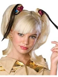Pink Black Bratz Costume Accessory Cute Heart Hair Extensions Set. Fixed Price $6.07.