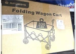 Raynesys Foldable Garden Cart Utility Wagon 4 Wheels 330 Lb Capacity. Fixed Price $220.00.