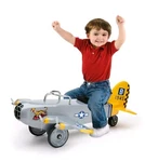 Tiger Bomber 1945 Ride-on Scoot Foot Floor Airplane Toy Metal Steel. Fixed Price $199.99.