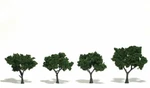 Woodland Scenics Ready Made Tree Medium Green 2" To 3" Pcs TR1504. Fixed Price $11.00.