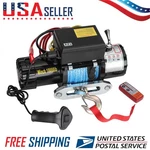 Electric Winch For Jeep Wrangler 12V 10,000 Lb Remote Control Usa Synthetic Rope. Fixed Price $237.99.