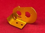 Team Associated Aluminum Gold Motor Mount Plate RC10CC Jay Halsey 40TH. Fixed Price $33.95.