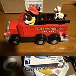 Mickey's Dept Engine 71 Disney Fireman Mouse Truck Pull Back. Fixed Price $83.99.