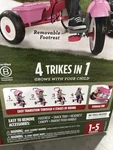 Radio Flyer Toddler Tricycle Bike Stroller Adjustable Seat 481PZ - Pink. Fixed Price $92.96.