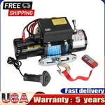 Electric Winch For Jeep Wrangler Usa 10,000 Lb 12V Synthetic Rope Remote Control. Fixed Price $237.99.
