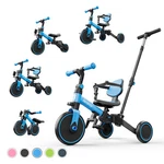 Besrey Toddler Tricycle With Push Handle,kids Trike For Girl/boy,child Bike,blue. Fixed Price $79.99.