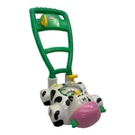 Battery Driven Little Tikes Cow Lawnmower Moower Moonica. Fixed Price $45.00.