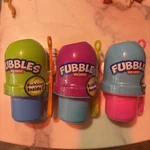 Little Kids Fubbles No-spill Mini Bubble Tumbler 3 Pack Toy Summer. Fixed Price $14.00.