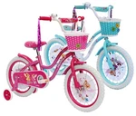 16" Adjustable Girl Kids Bike With Training Wheels, Basket & Bell Gift Bicycle. Fixed Price $163.49.