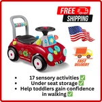 Radio Flyer Busy Buggy, Sit Stand Toddler Ride On Toy, Ages 1-3, Red Kids. Fixed Price $65.99.